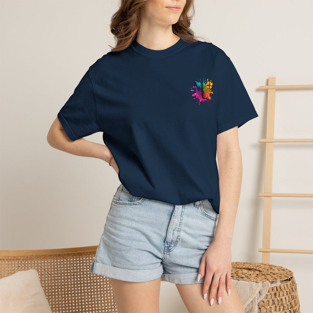 Faith Cross Watercolor T-Shirt — Inspirational Christian Tee