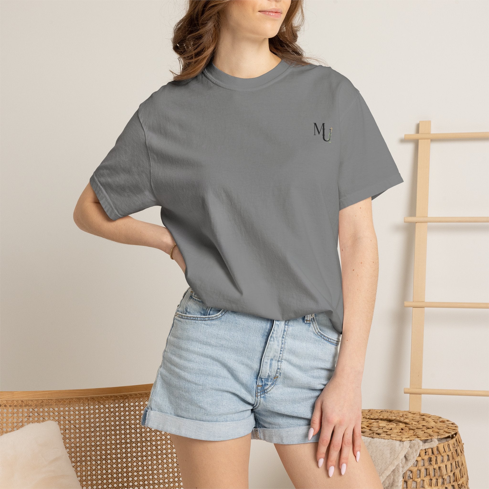 MU Brand Motto, Faith Through Trials Graphic T-Shirt in Comfort Colors