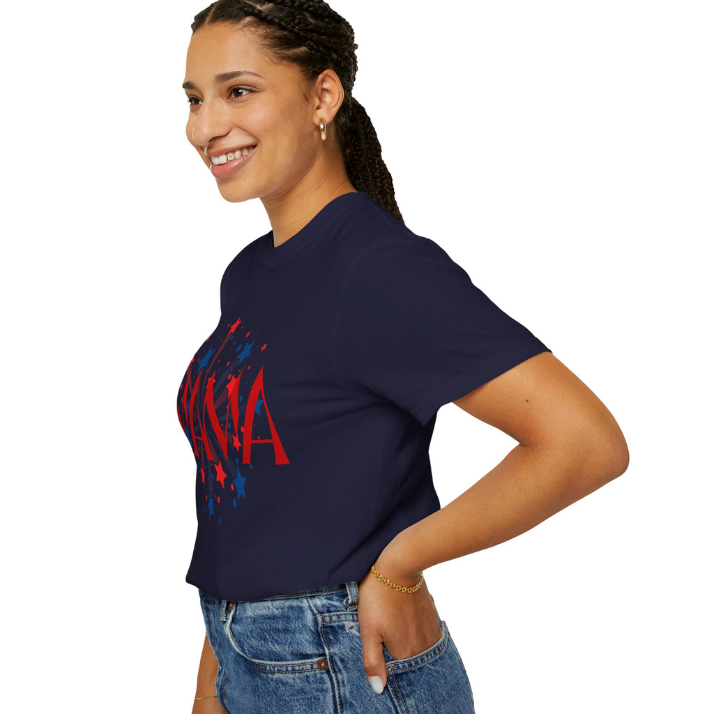 Mama Patriotic T-Shirt — Red White Blue Star Graphic