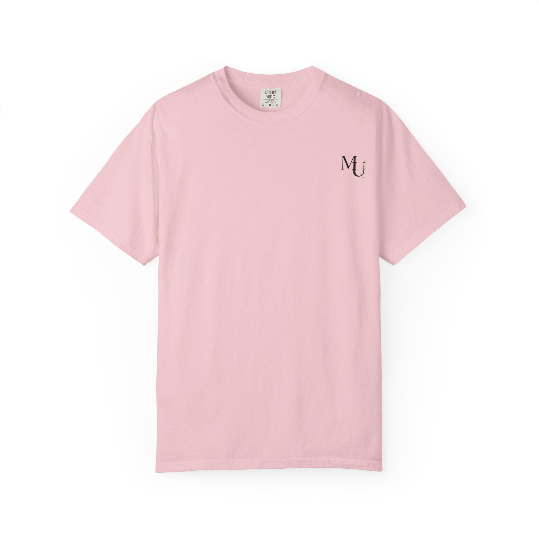 MU Brand Motto, Faith Through Trials Graphic T-Shirt in Comfort Colors
