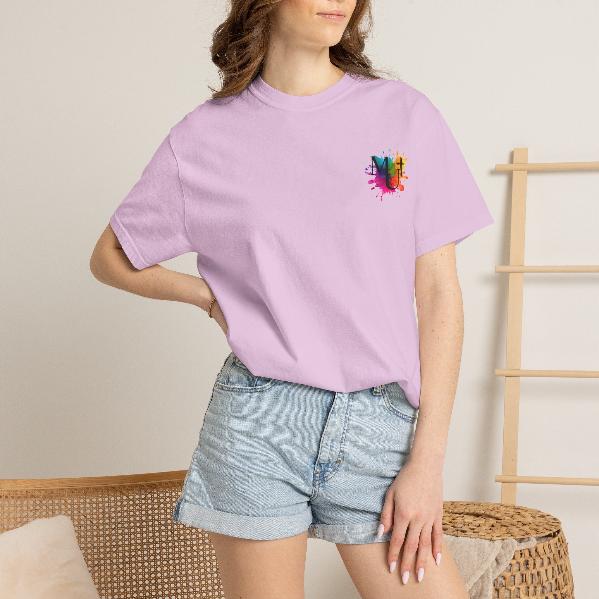 Faith Cross Watercolor T-Shirt — Inspirational Christian Tee