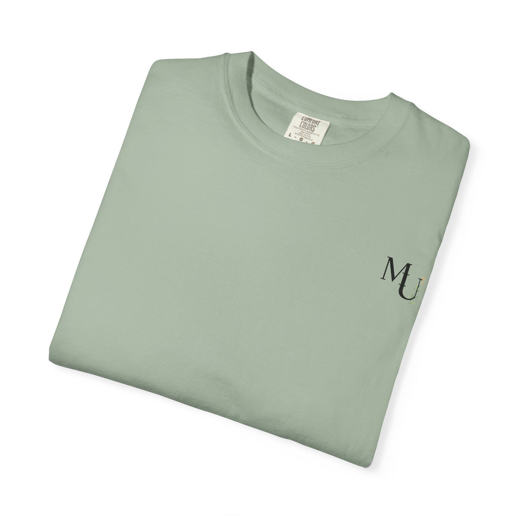 MU Brand Motto, Faith Through Trials Graphic T-Shirt in Comfort Colors