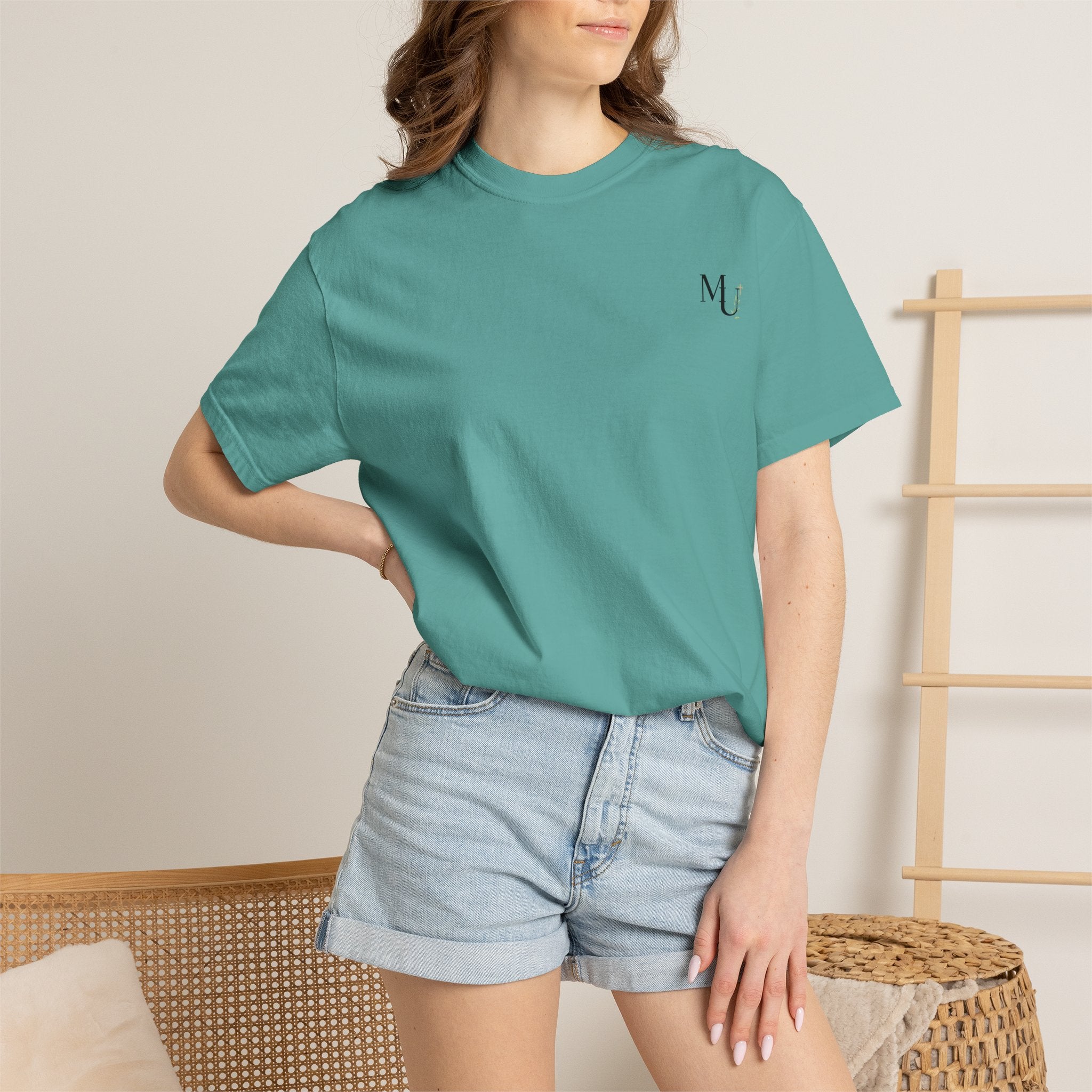 MU Brand Motto, Faith Through Trials Graphic T-Shirt in Comfort Colors