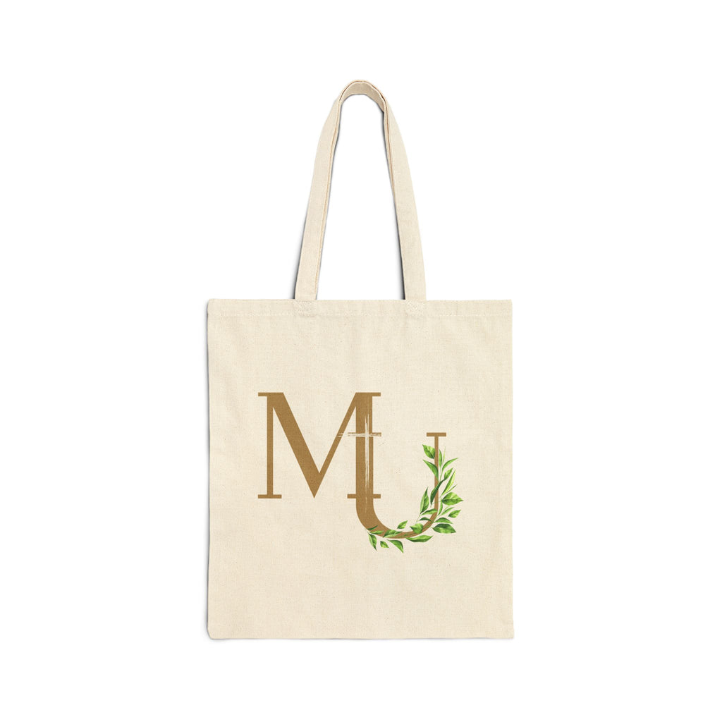 Monogram M U Green Vine Canvas Tote