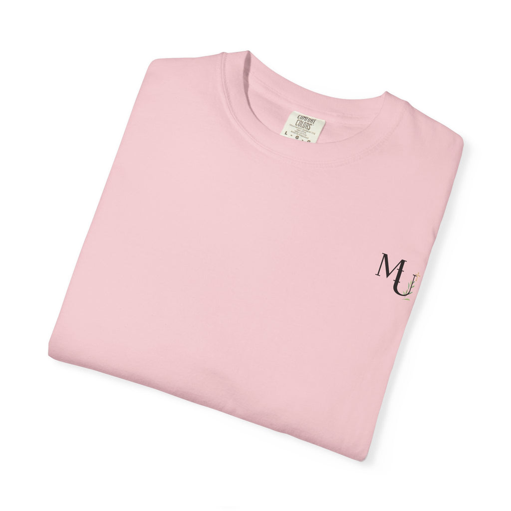 MU Brand Motto, Faith Through Trials Graphic T-Shirt in Comfort Colors