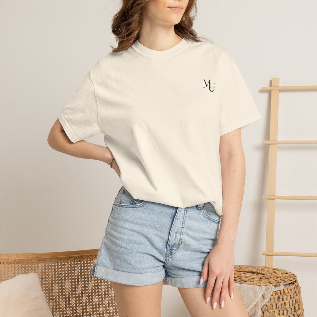 MU Brand Motto, Faith Through Trials Graphic T-Shirt in Comfort Colors