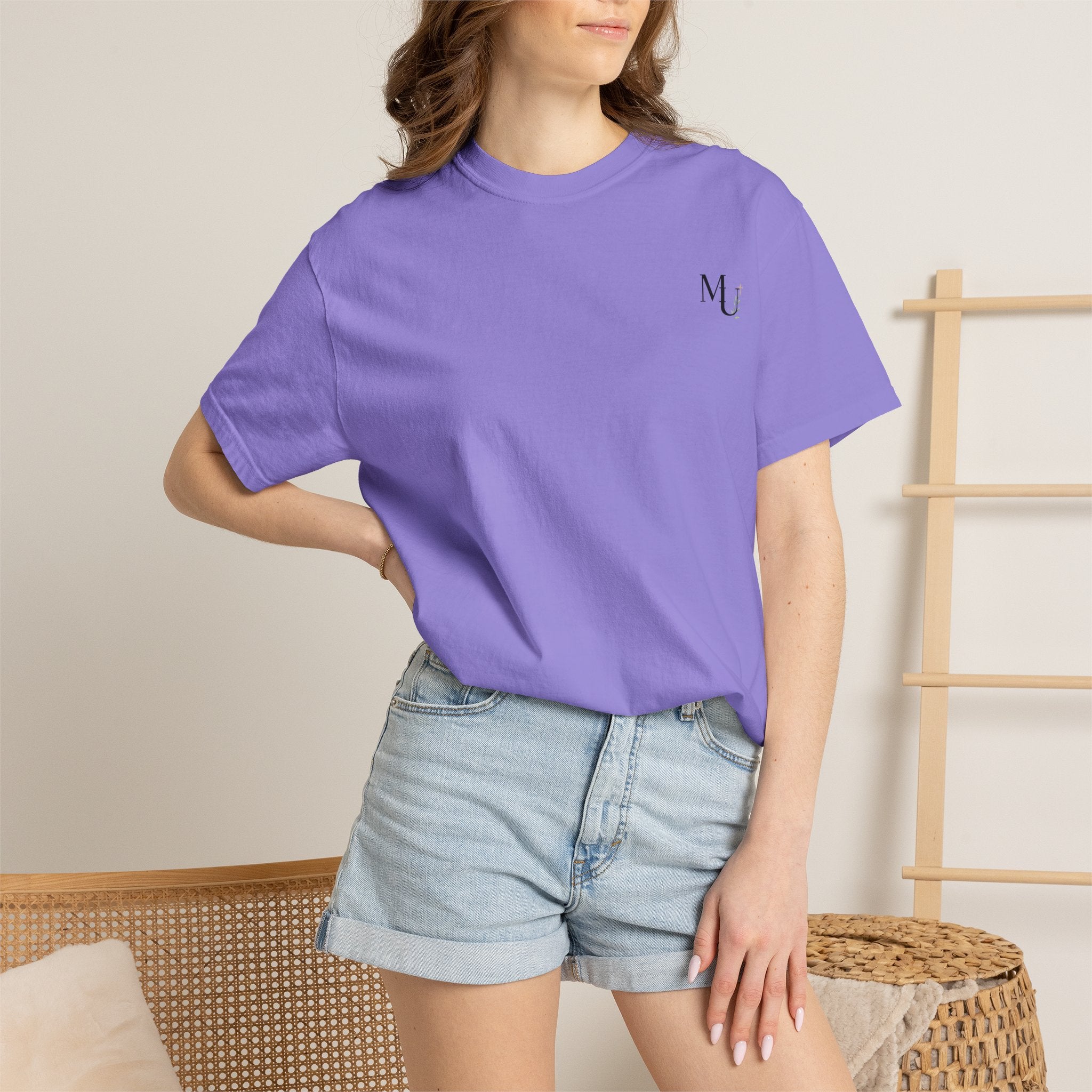 MU Brand Motto, Faith Through Trials Graphic T-Shirt in Comfort Colors