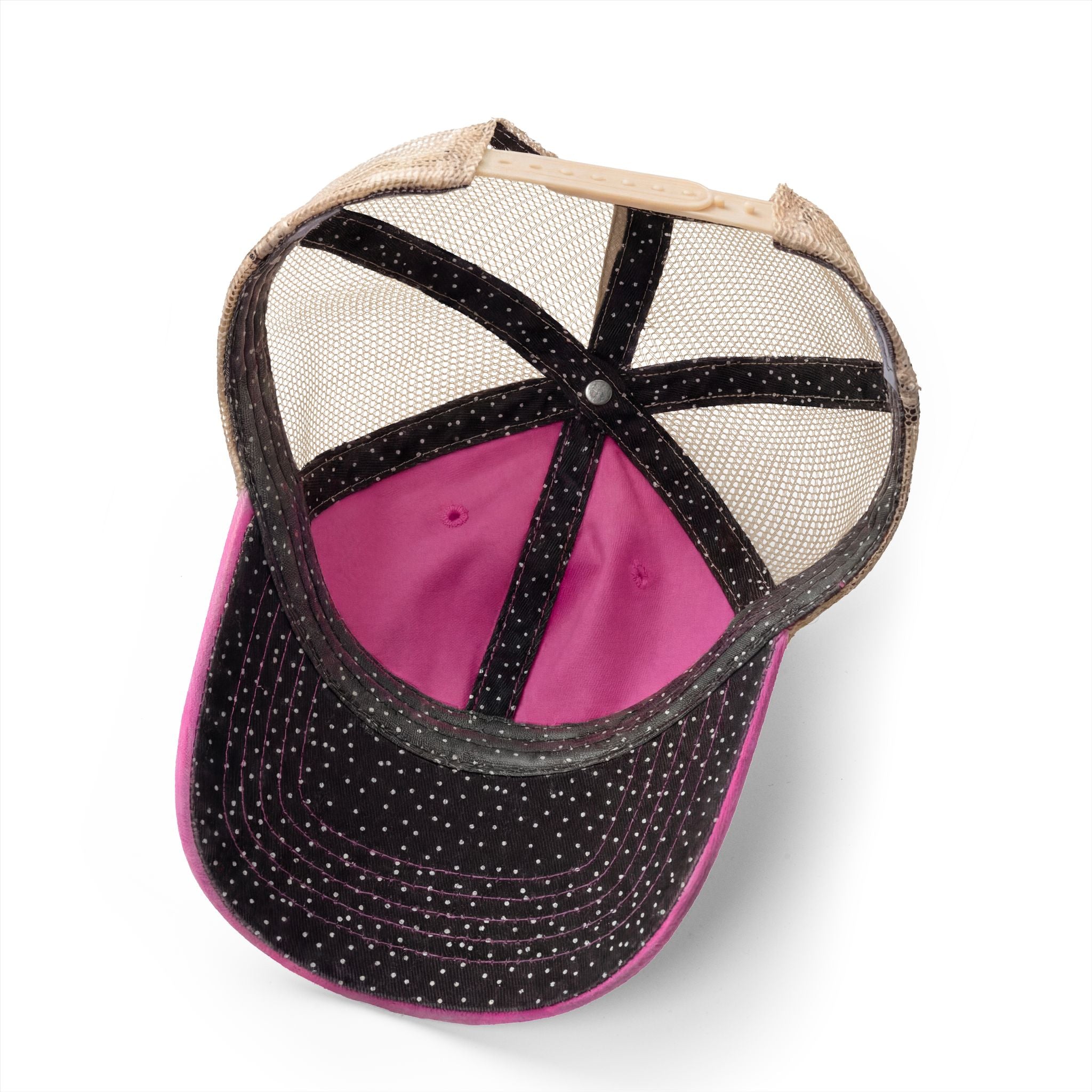 Women's Washed Mesh-Back MU Monogram Cap