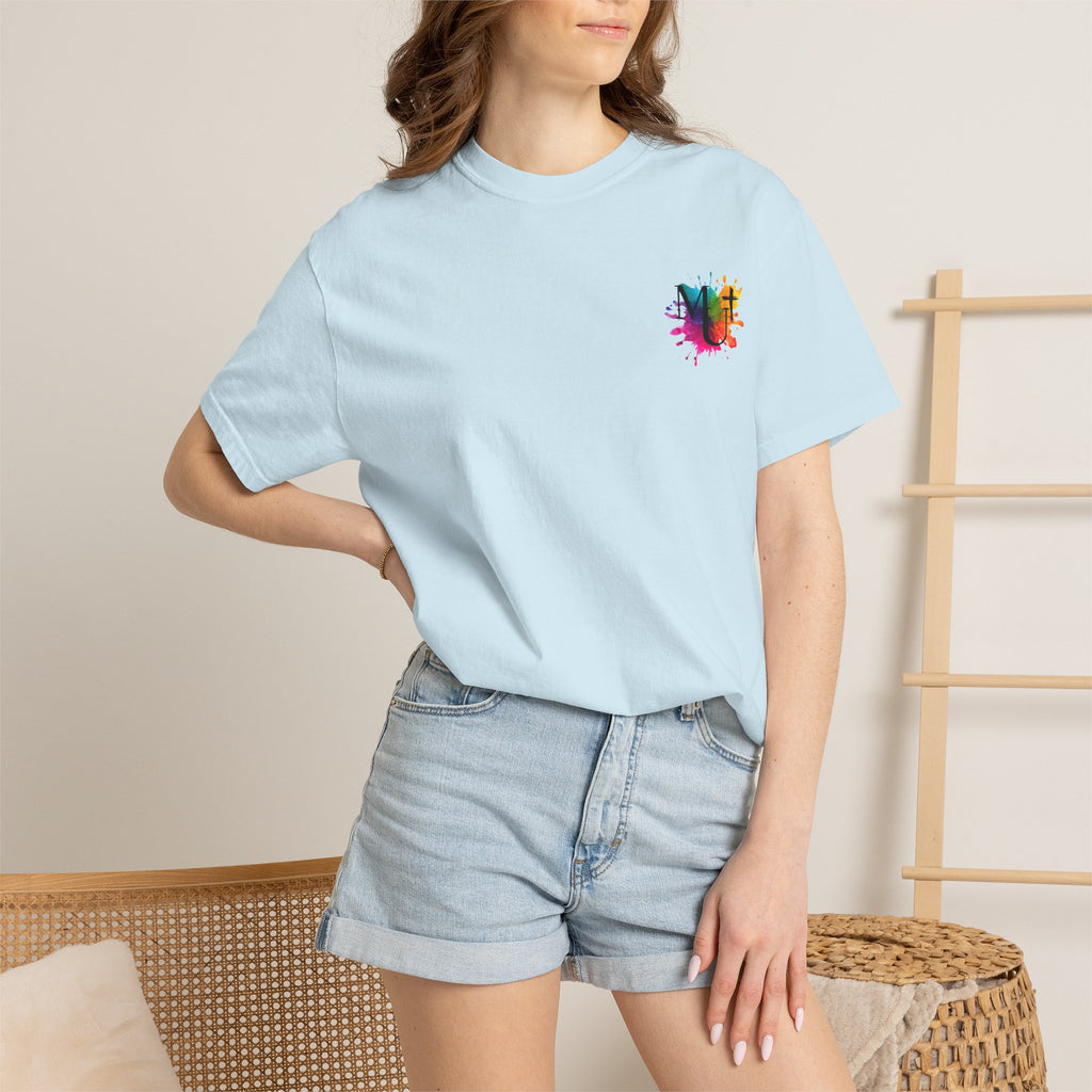 Faith Cross Watercolor T-Shirt — Inspirational Christian Tee