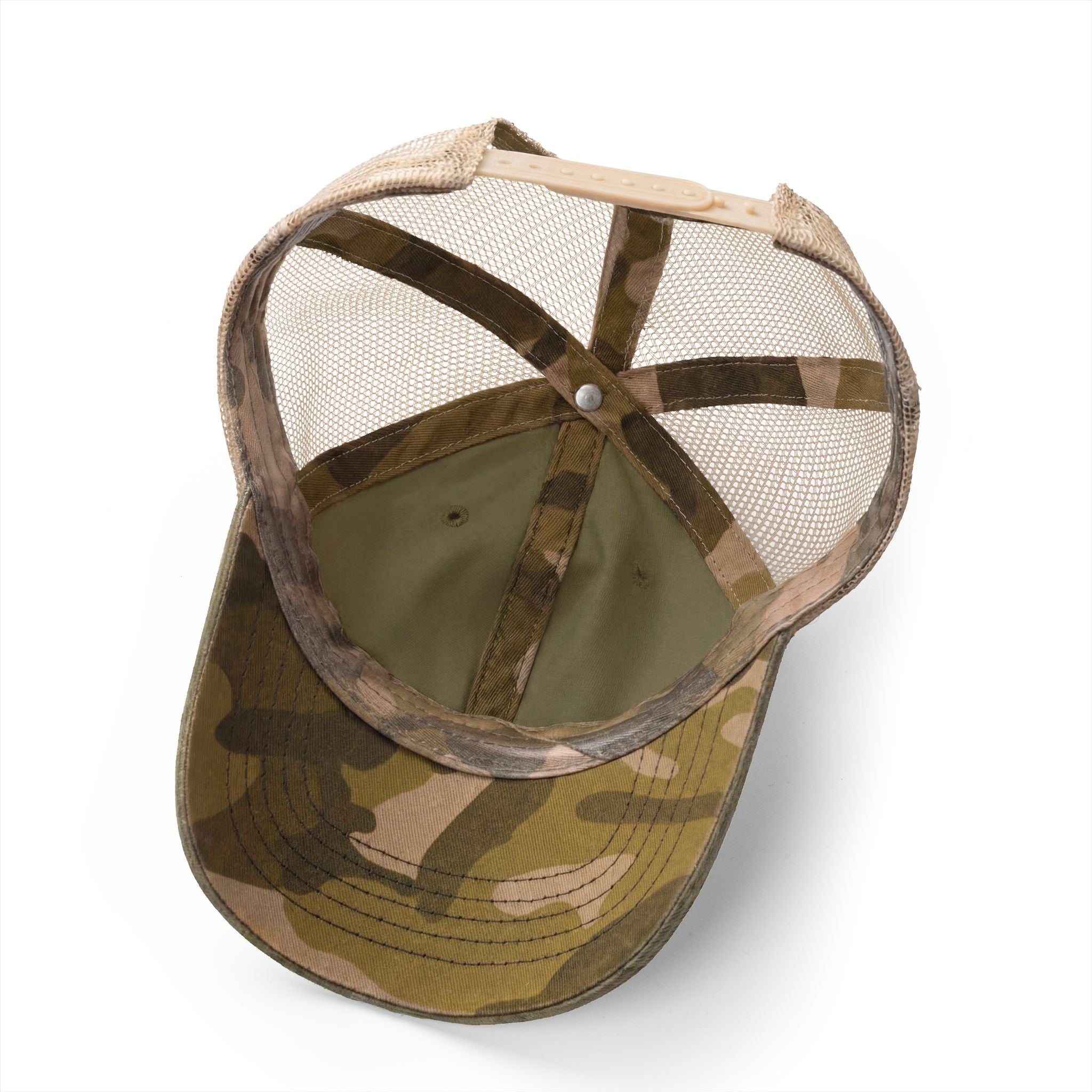 Women's Washed Mesh-Back  MU Brand Monogram Cap