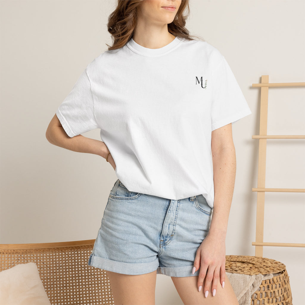 MU Brand Motto, Faith Through Trials Graphic T-Shirt in Comfort Colors