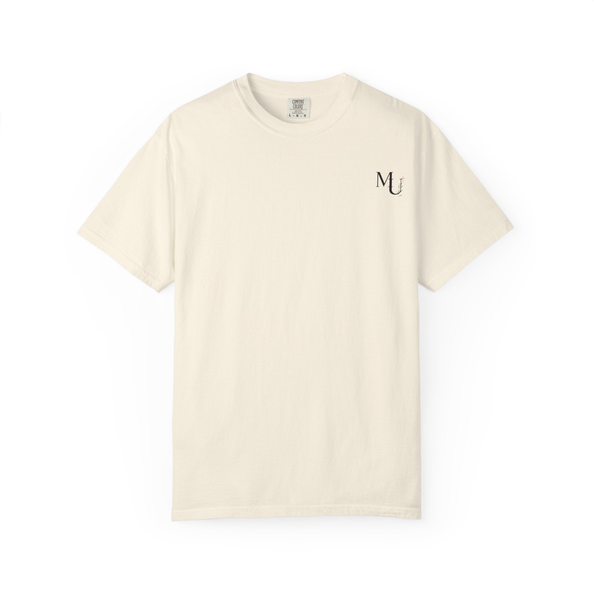 MU Brand Motto, Faith Through Trials Graphic T-Shirt in Comfort Colors