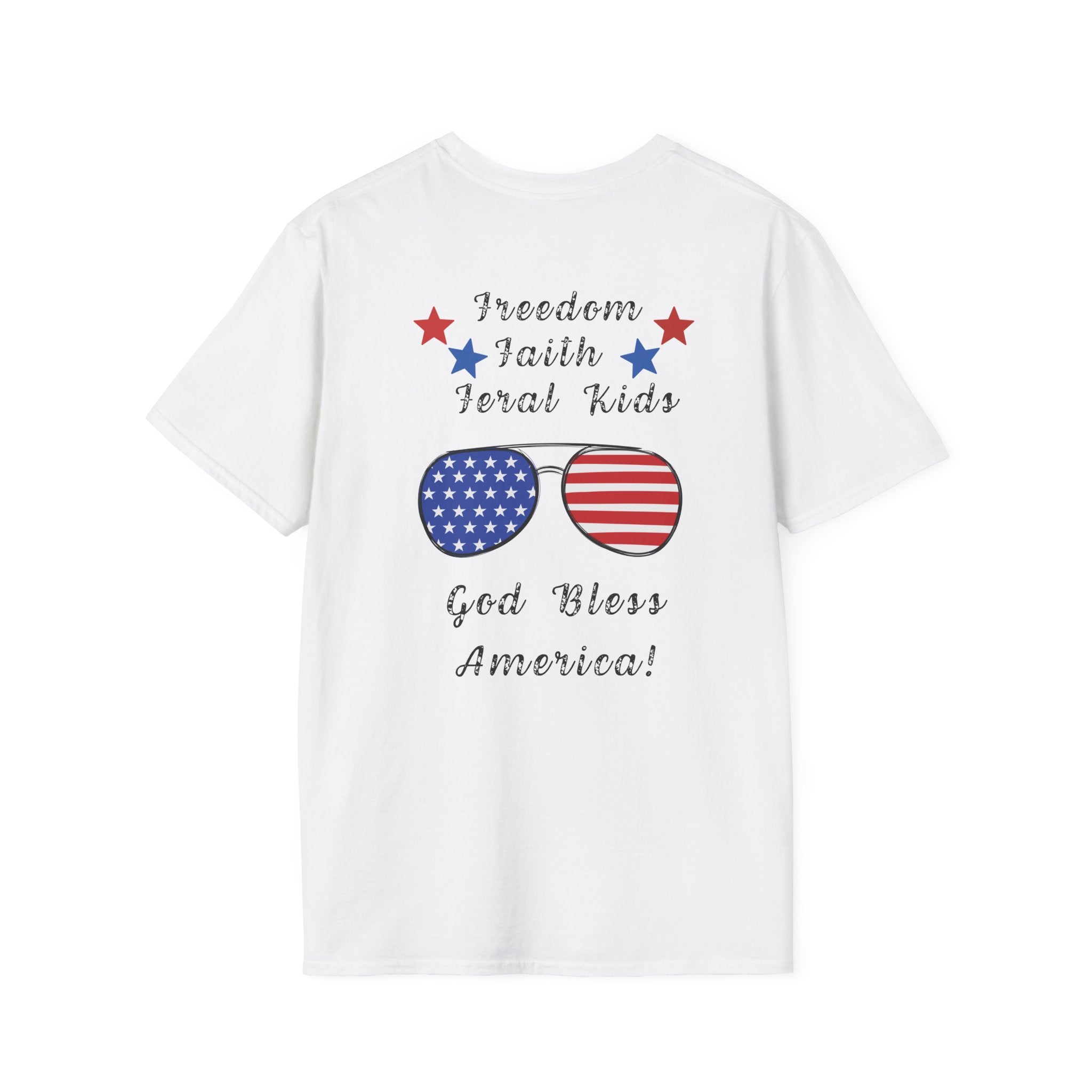 Minimal MU Monogram T‑Shirt — Patriotic Shirt