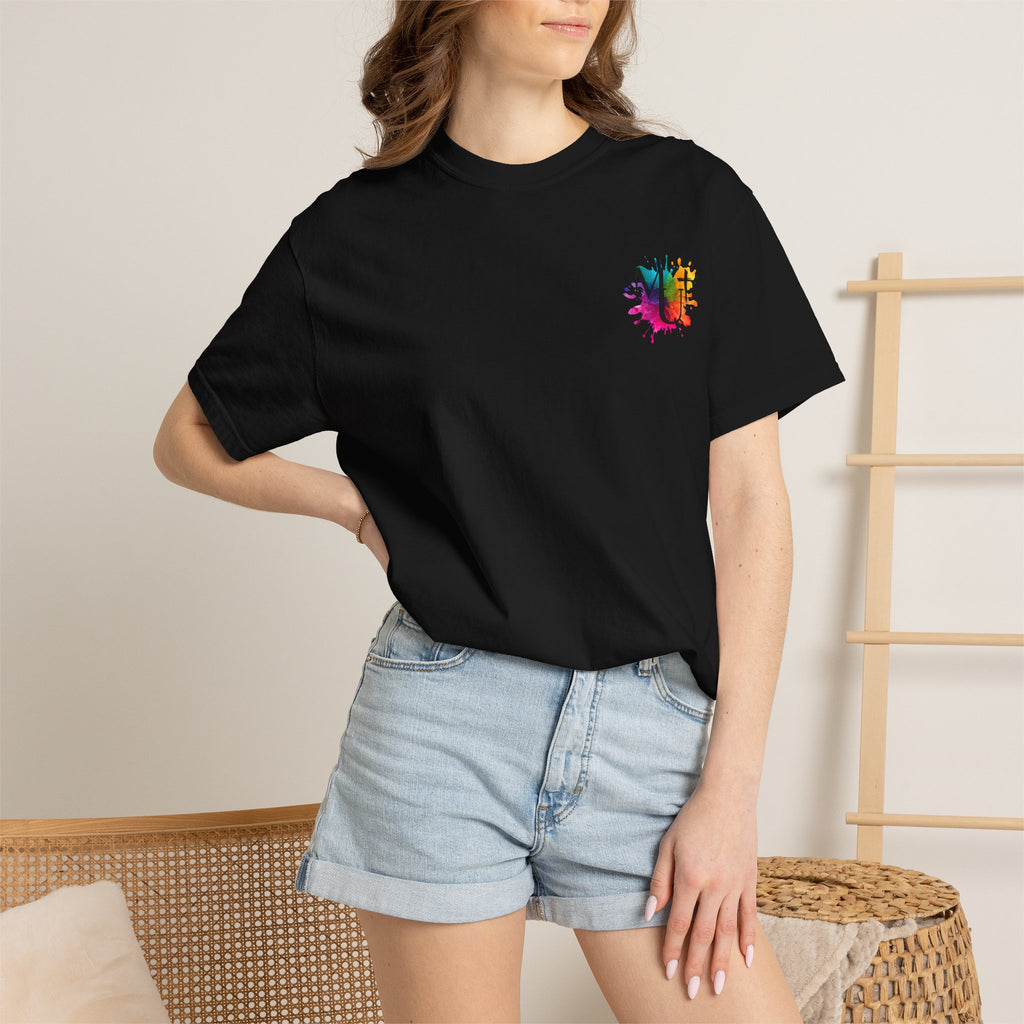 Faith Cross Watercolor T-Shirt — Inspirational Christian Tee