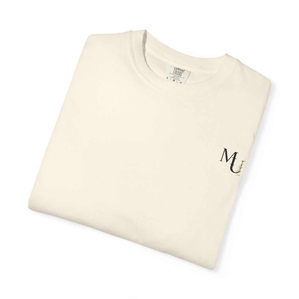 MU Brand Motto, Faith Through Trials Graphic T-Shirt in Comfort Colors