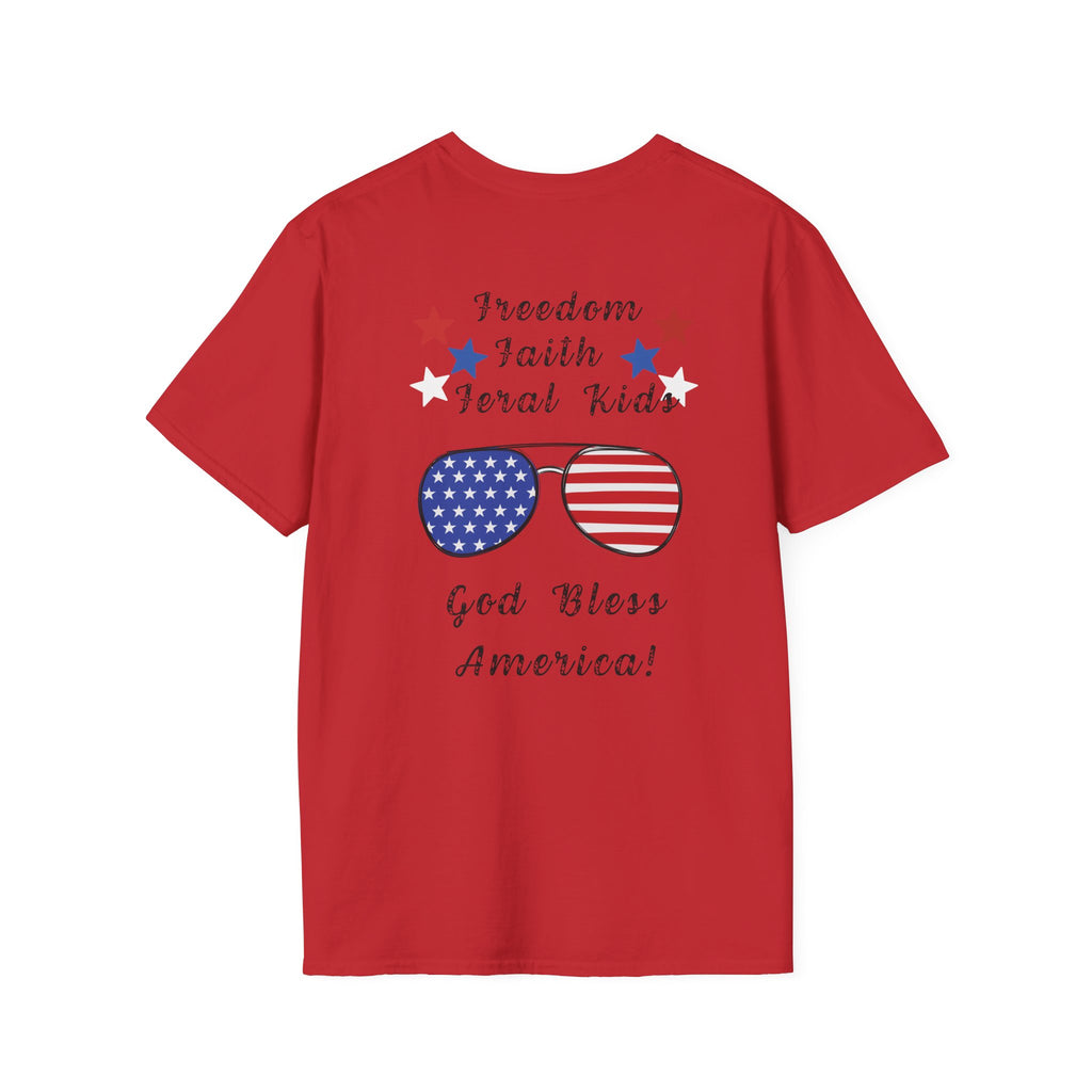 Minimal MU Monogram T‑Shirt — Patriotic Shirt